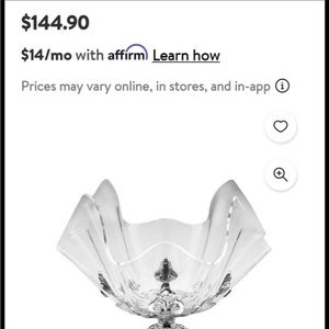 Acrylic bowl with servers